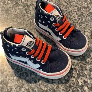BOGO Red white and blue vans